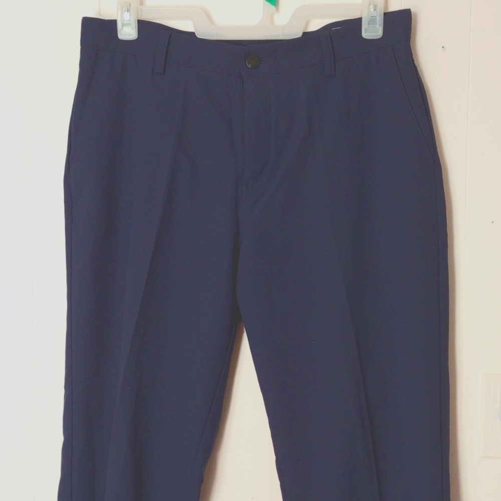 Men's Large Adidas clima cool golfing pants Navy blue